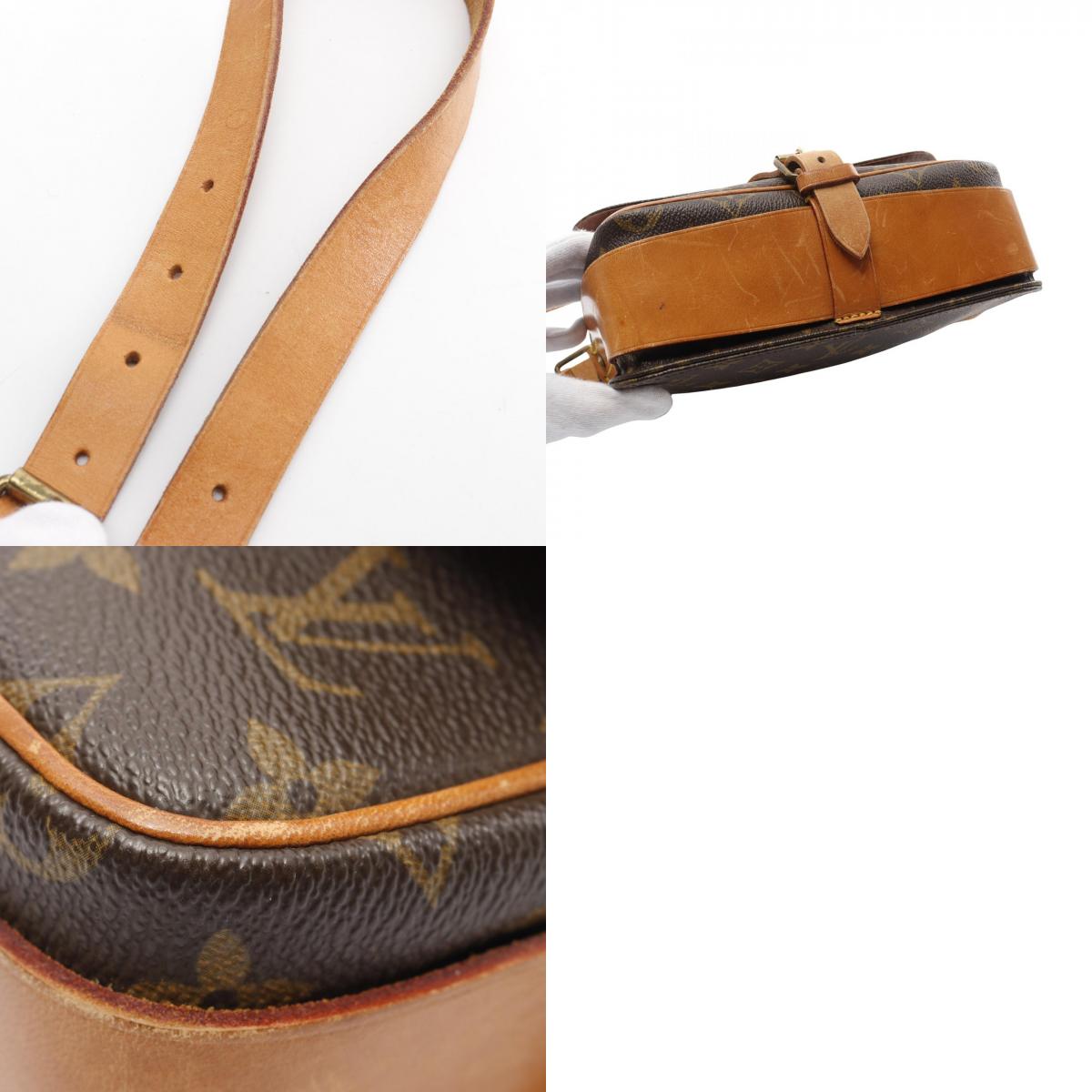 Louis Vuitton Cartouchiere MM Shoulder Bag Brown
