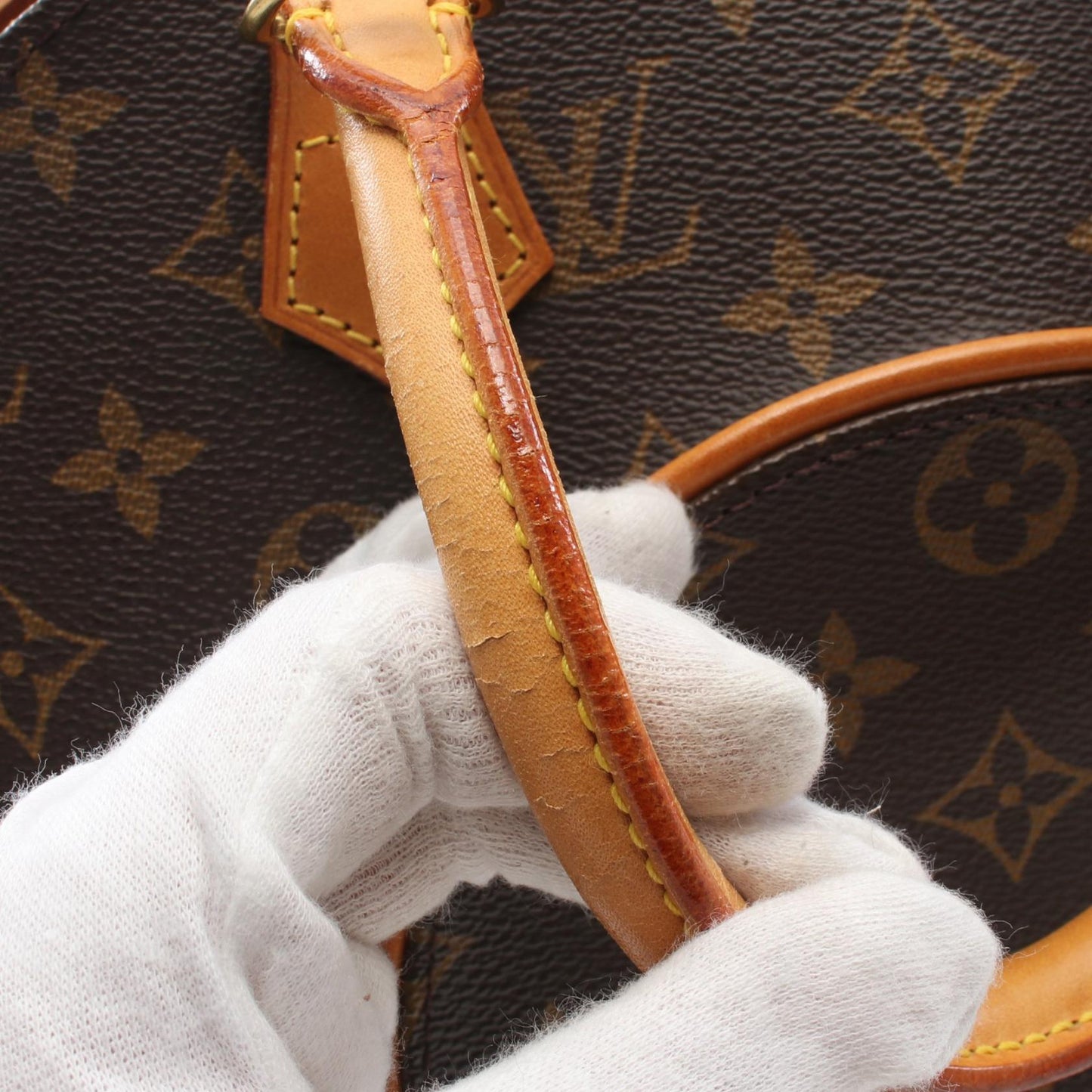 Louis Vuitton Ellipse MM Handbag Monogram Brown