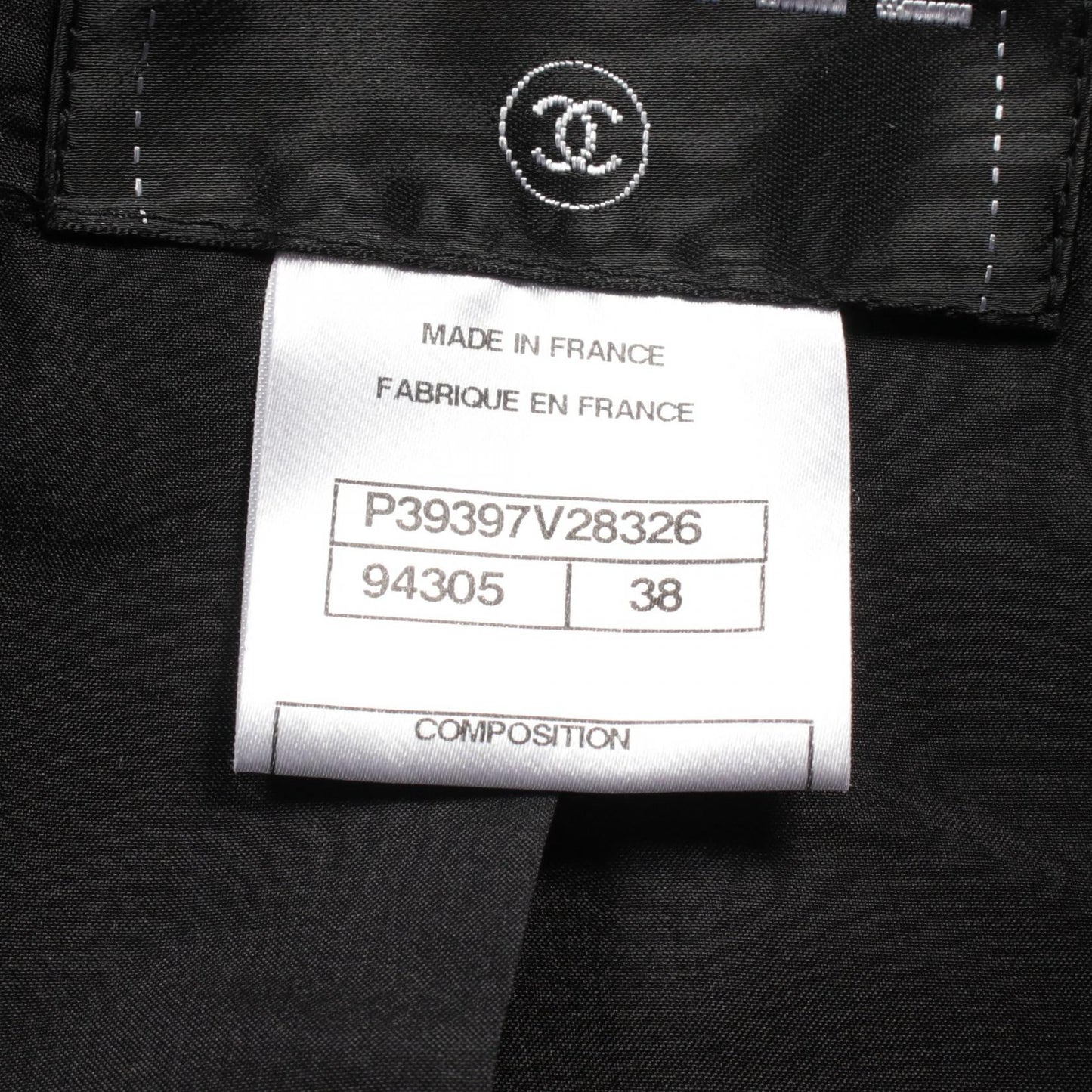 Chanel Wool Peacoat Coco Mark Button