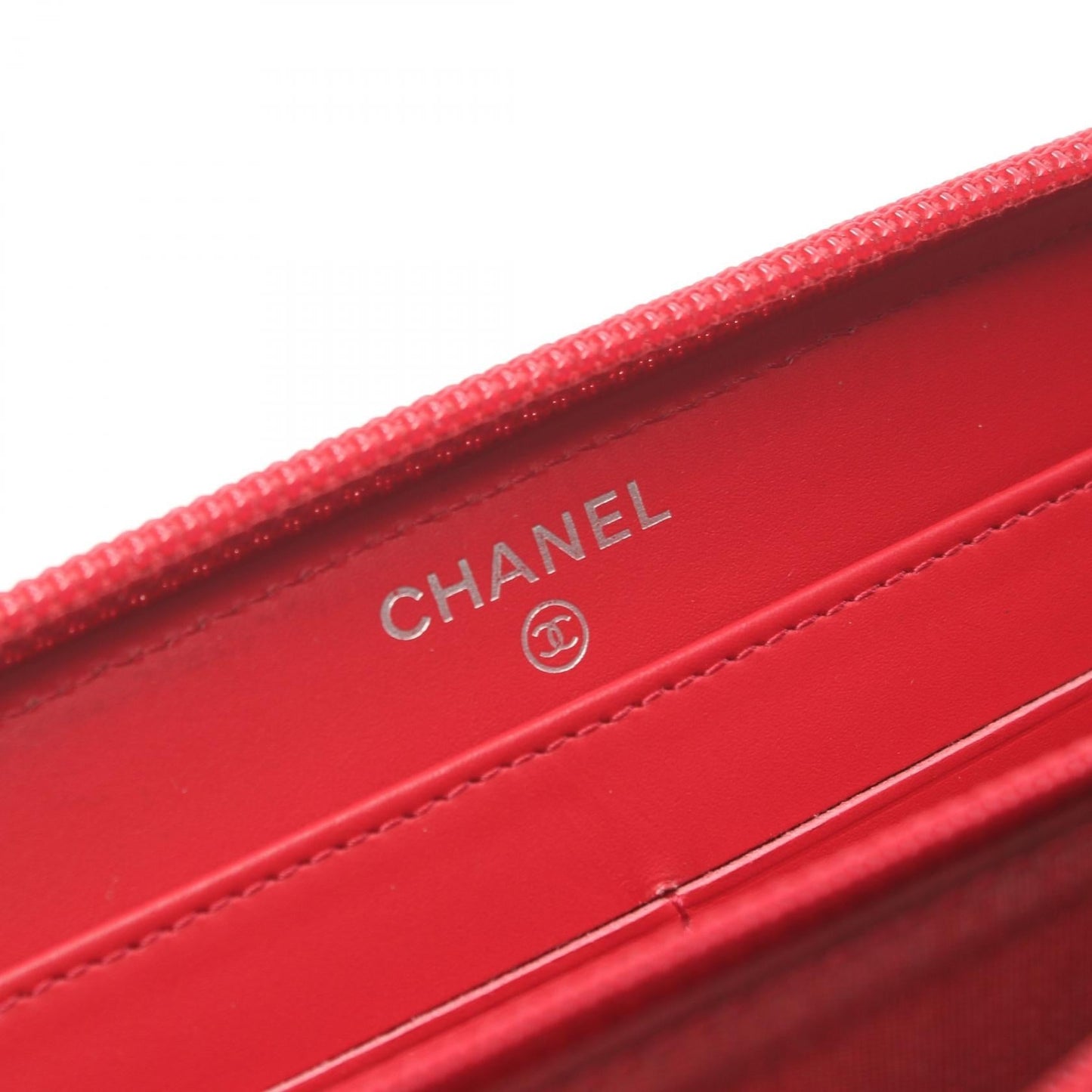 Chanel CC Caviar Long Wallet Leather Long Wallet in New Condition