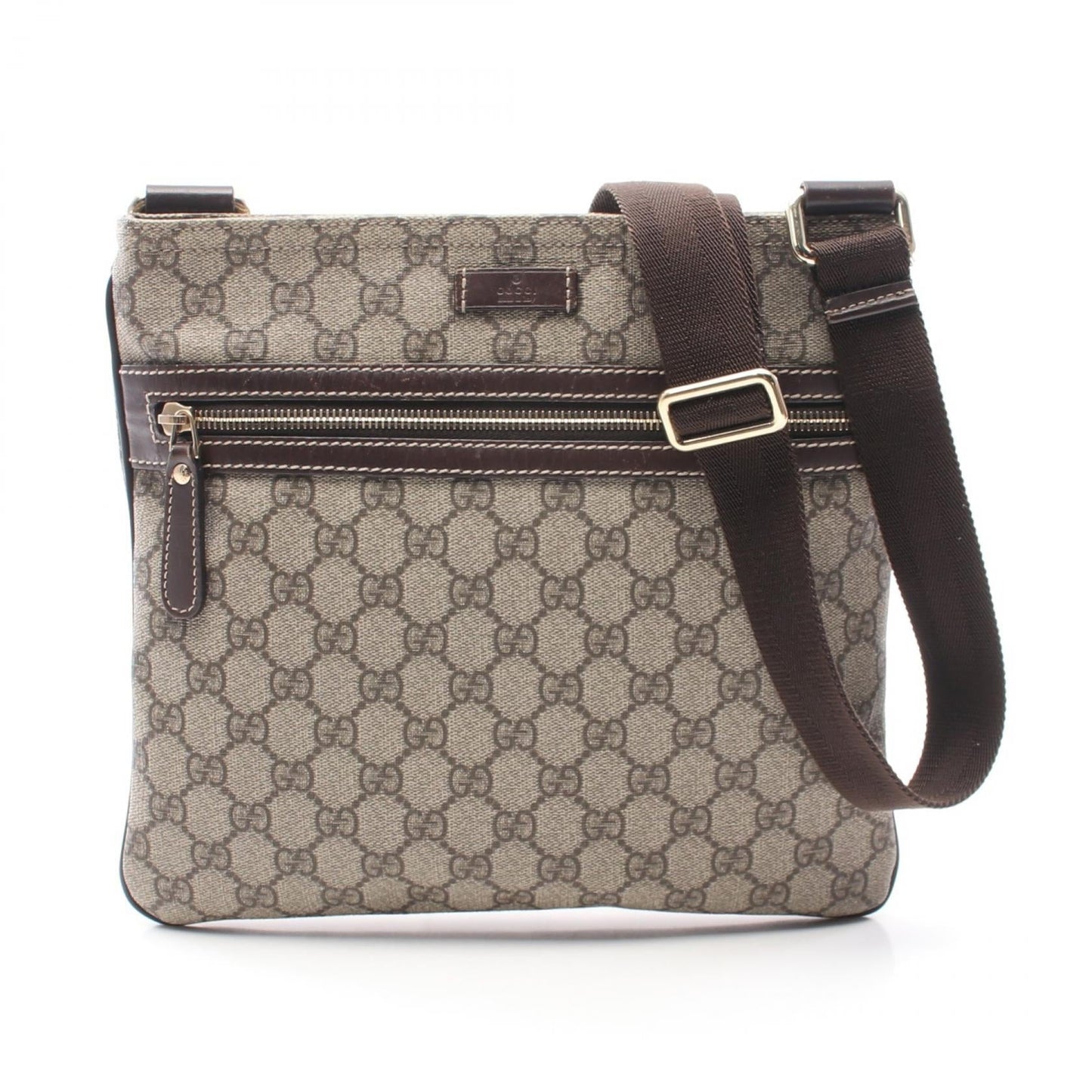 Luxury Gucci Trending 2025 GG Supreme Shoulder Bag PVC Canvas Leather