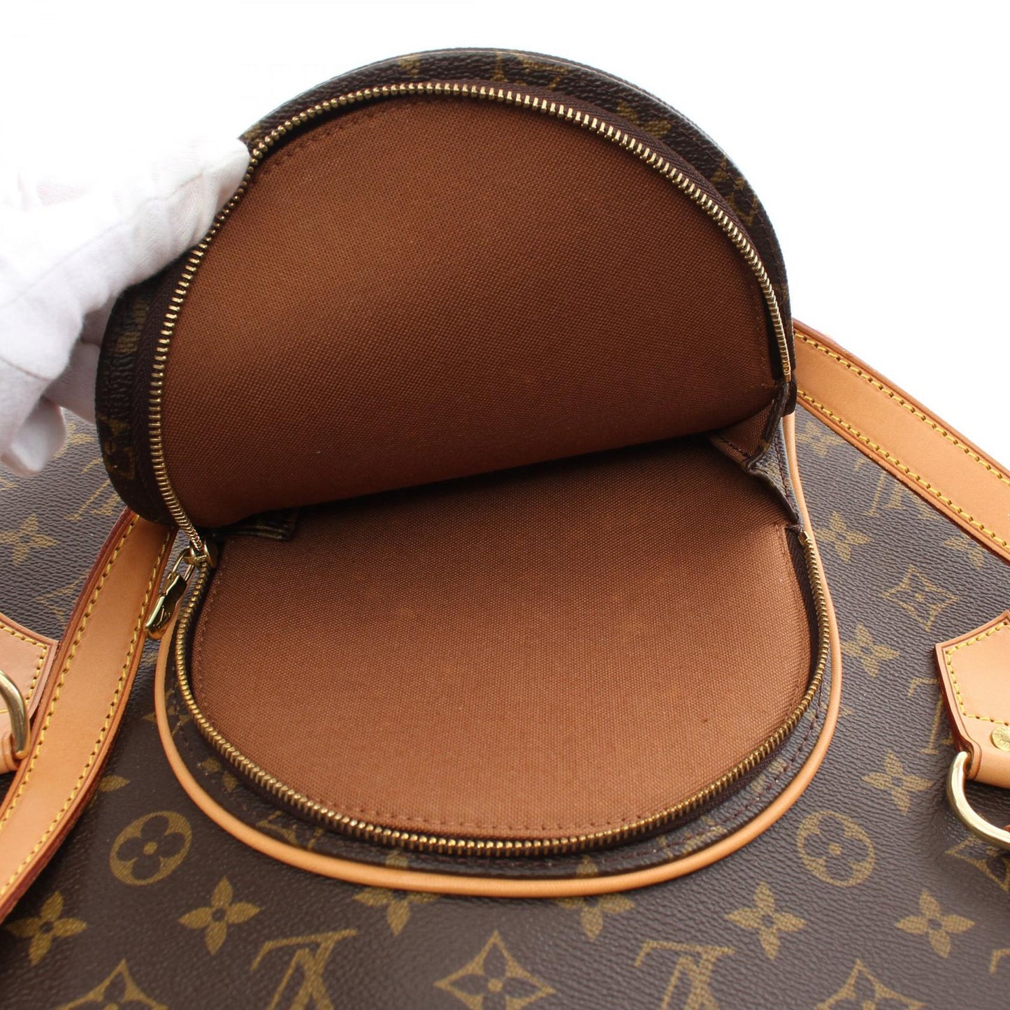Louis Vuitton Ellipse Shoulder Bag Monogram Brown