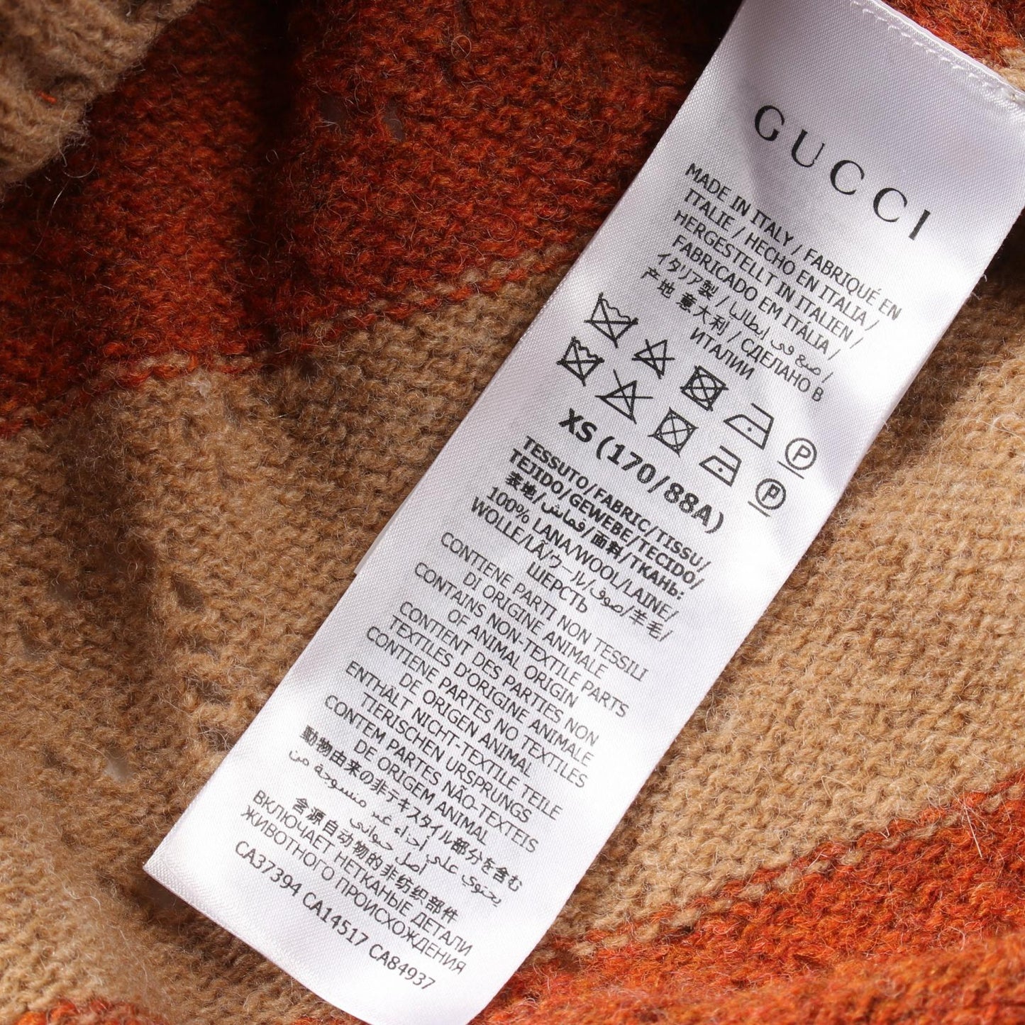 Luxury Gucci Trending 2025 Wool GG Pattern Cardigan 649595