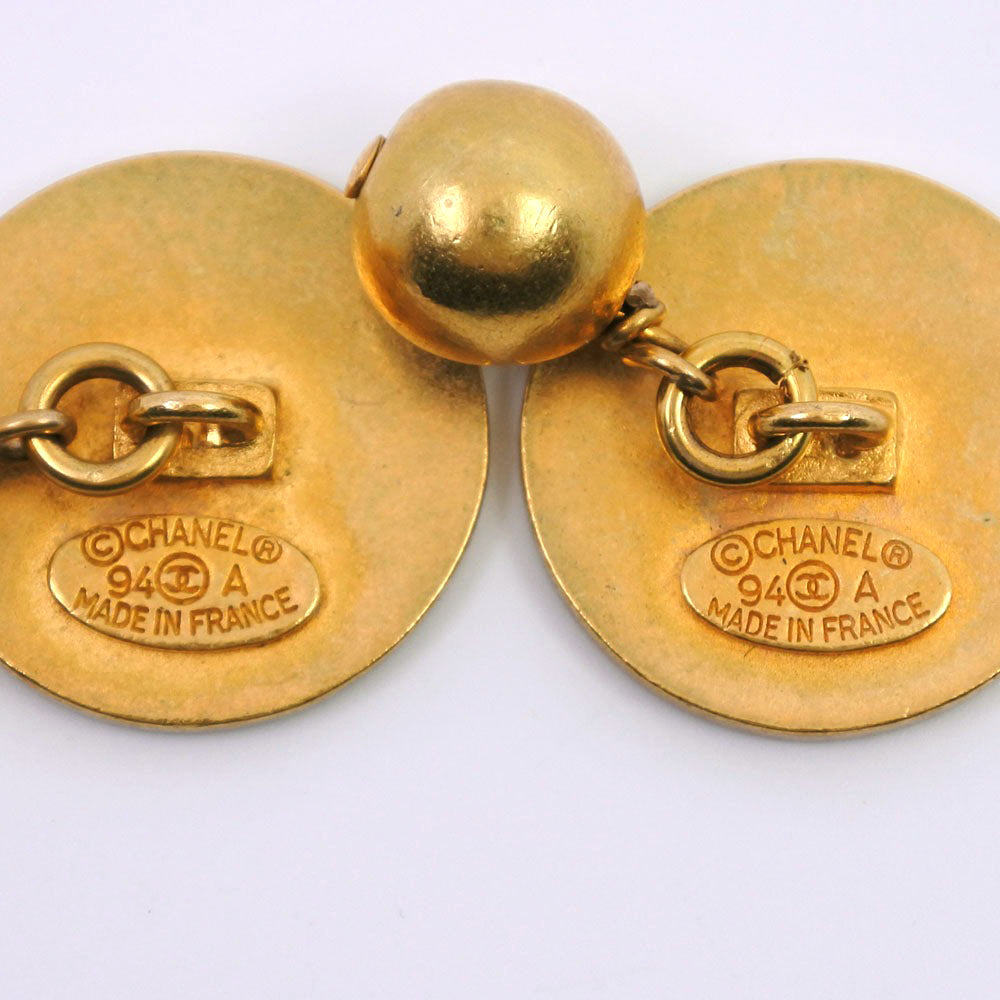 Chanel Gold Plated 94A Cufflinks