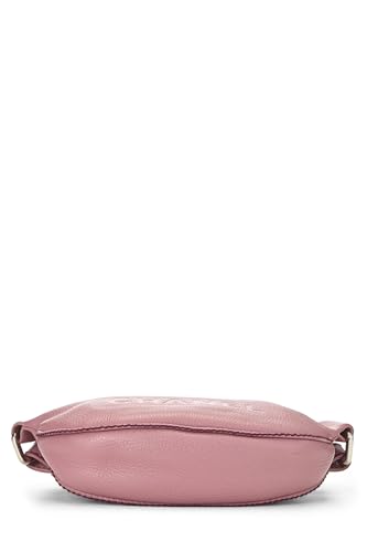 Chanel, Pink Calfskin Crossbody Small, Pink
