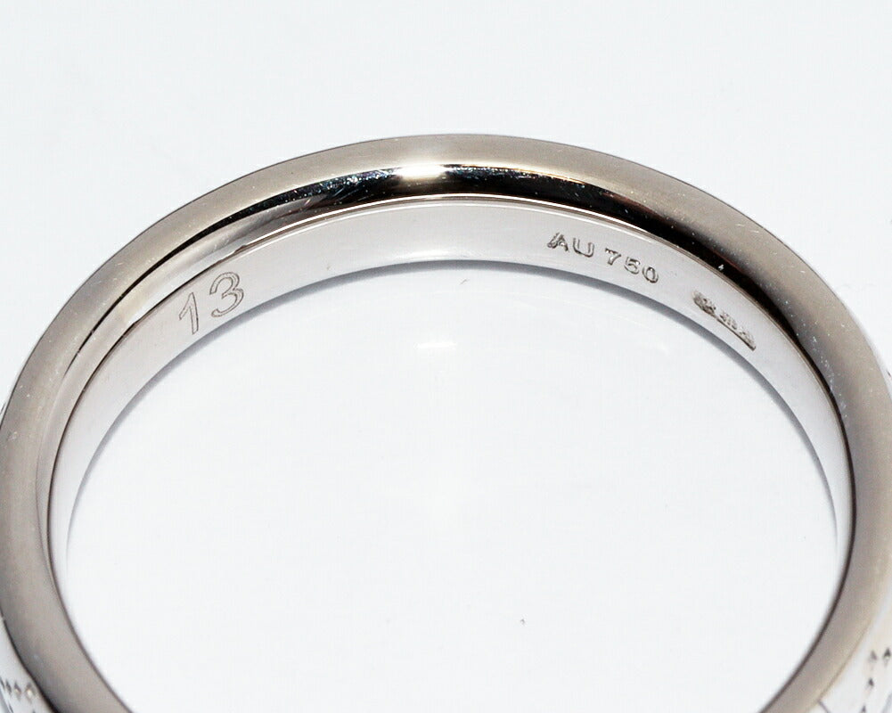 Luxury Gucci Trending 2025 K18WG Diamantissima Ring