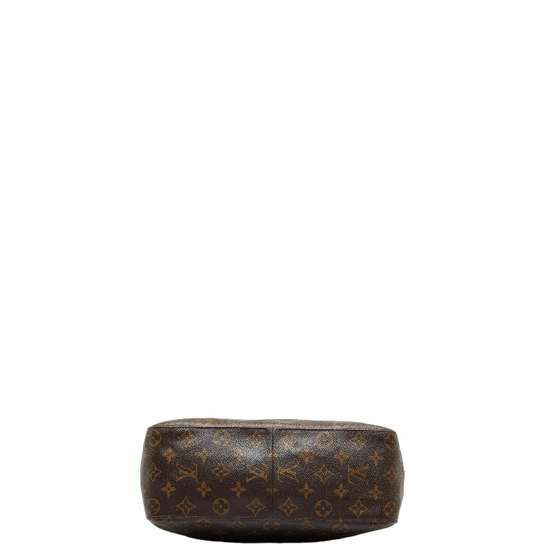 Louis Vuitton Monogram Looping GM Shoulder Bag Handbag M51145 Brown