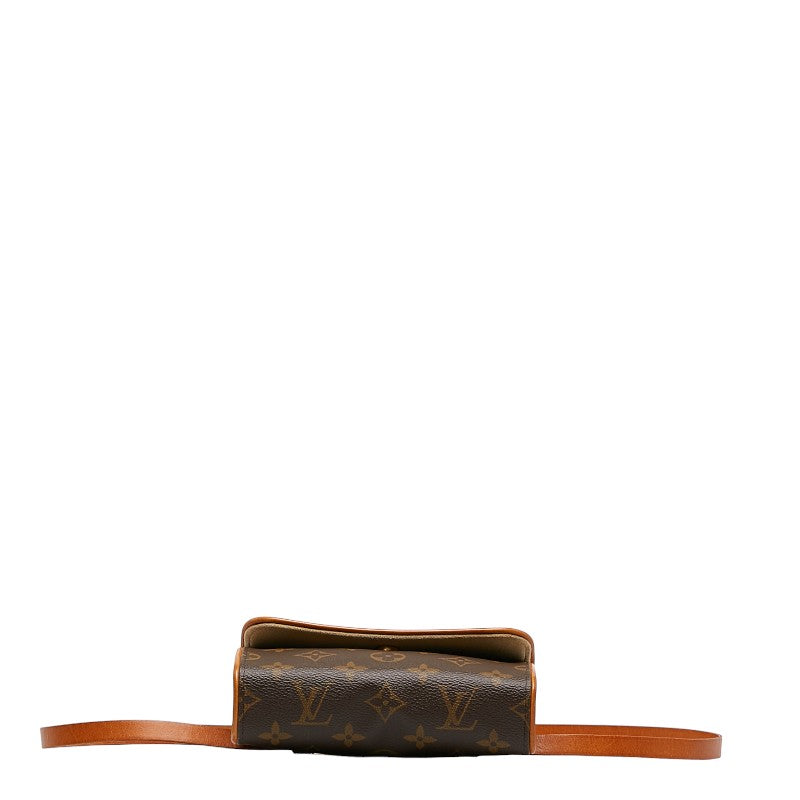 Louis Vuitton Monogram Pochette Florentine S Belt Bag M51855 Brown