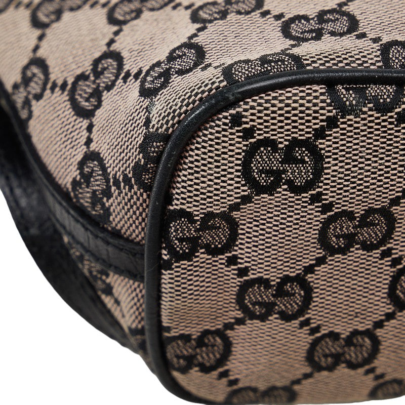 Luxury Gucci Trending 2025 Boat Handbag in Monogram Canvas Leather Black
