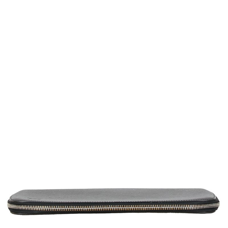 Louis Vuitton Taiga Leather Organizer Atoll NM Long Wallet M30652 Black
