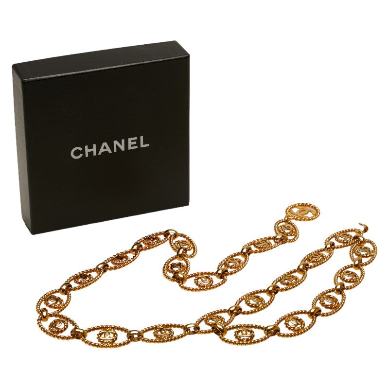 Chanel Coco Mark Chain Belt Gold