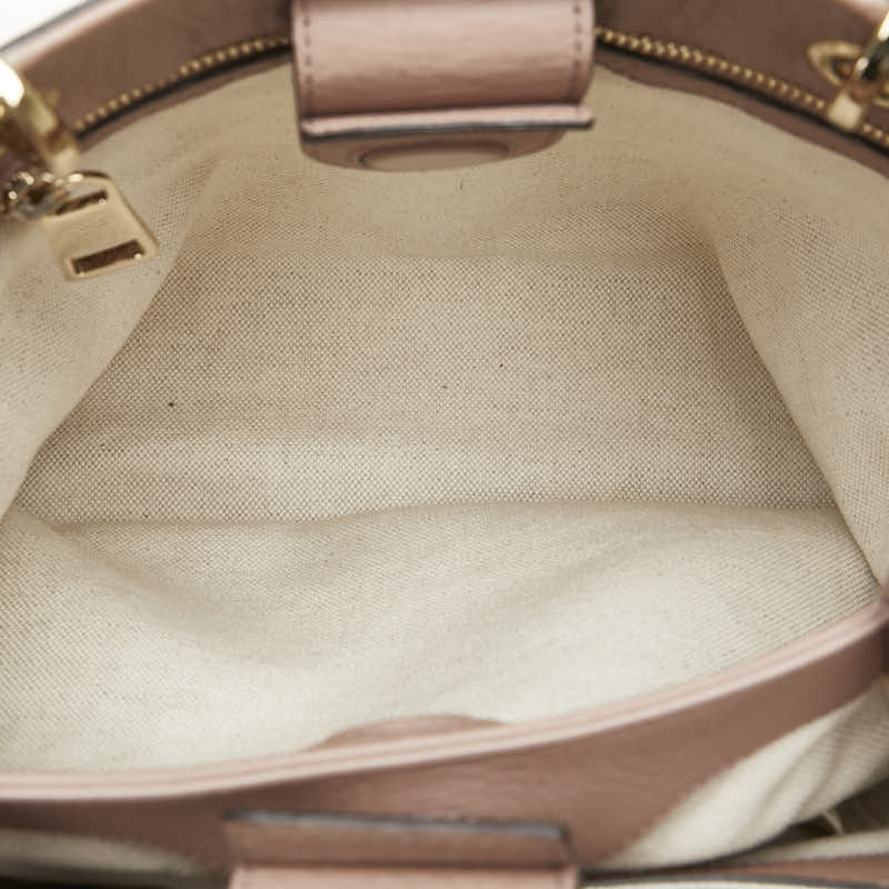 Luxury Gucci Trending 2025 Bamboo Shopper Small Leather Handbag