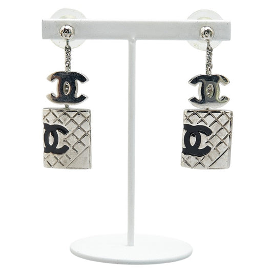 Chanel Cambon Line Metal Earrings