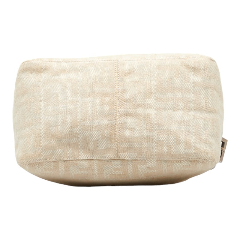 Luxury FendiZucca Canvas Shoulder Bag - '10s