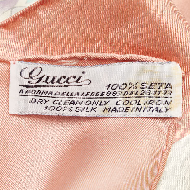 Luxury Gucci Trending 2025 Silk Botanical Pattern Scarf