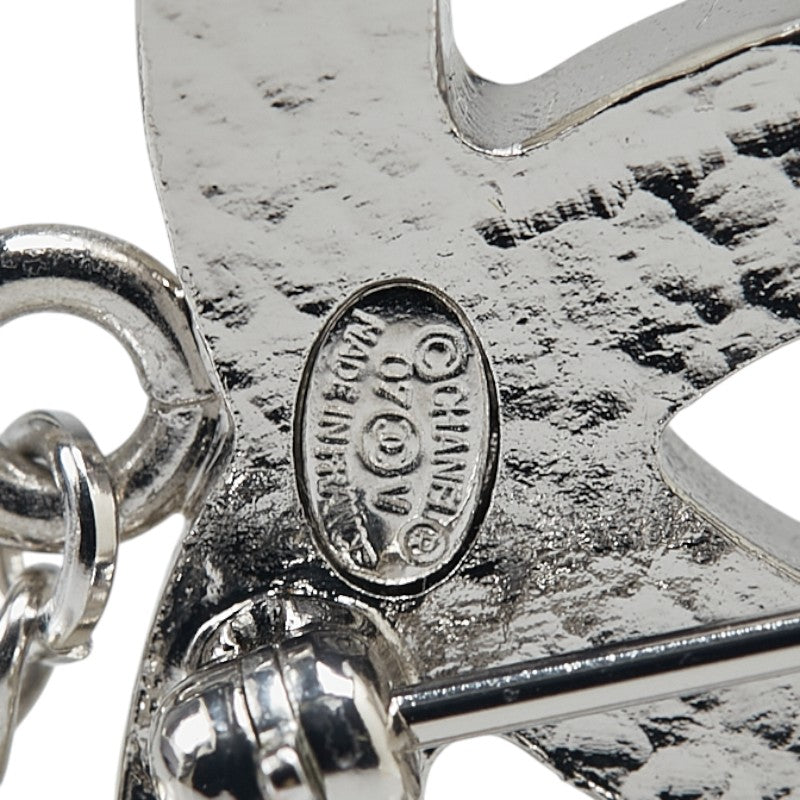 Chanel Coco Mark Rhinestone Brooch