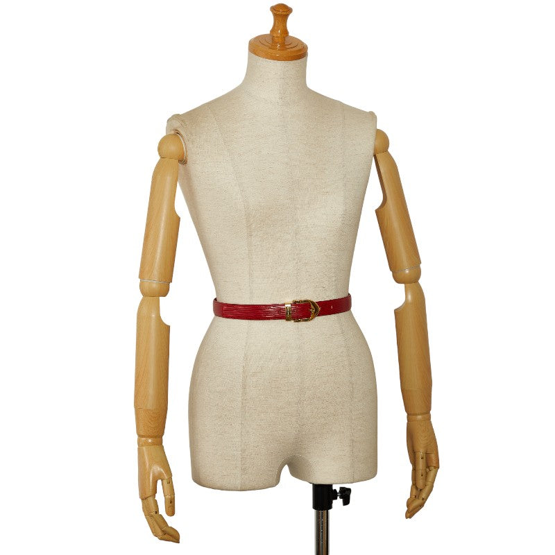 Louis Vuitton Epi Sanctuary Classic Belt R15007 Castilian Red Leather Louis Vuitton