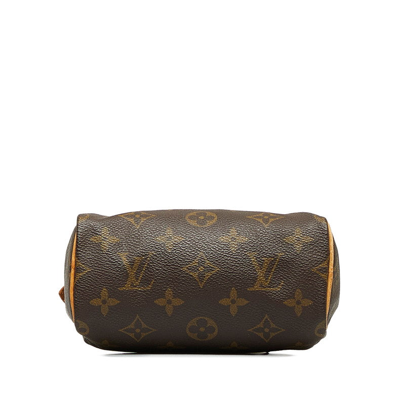 Louis Vuitton Monogram Mini Speedy Handbag M41534 Brown PVC Leather Louis Vuitton