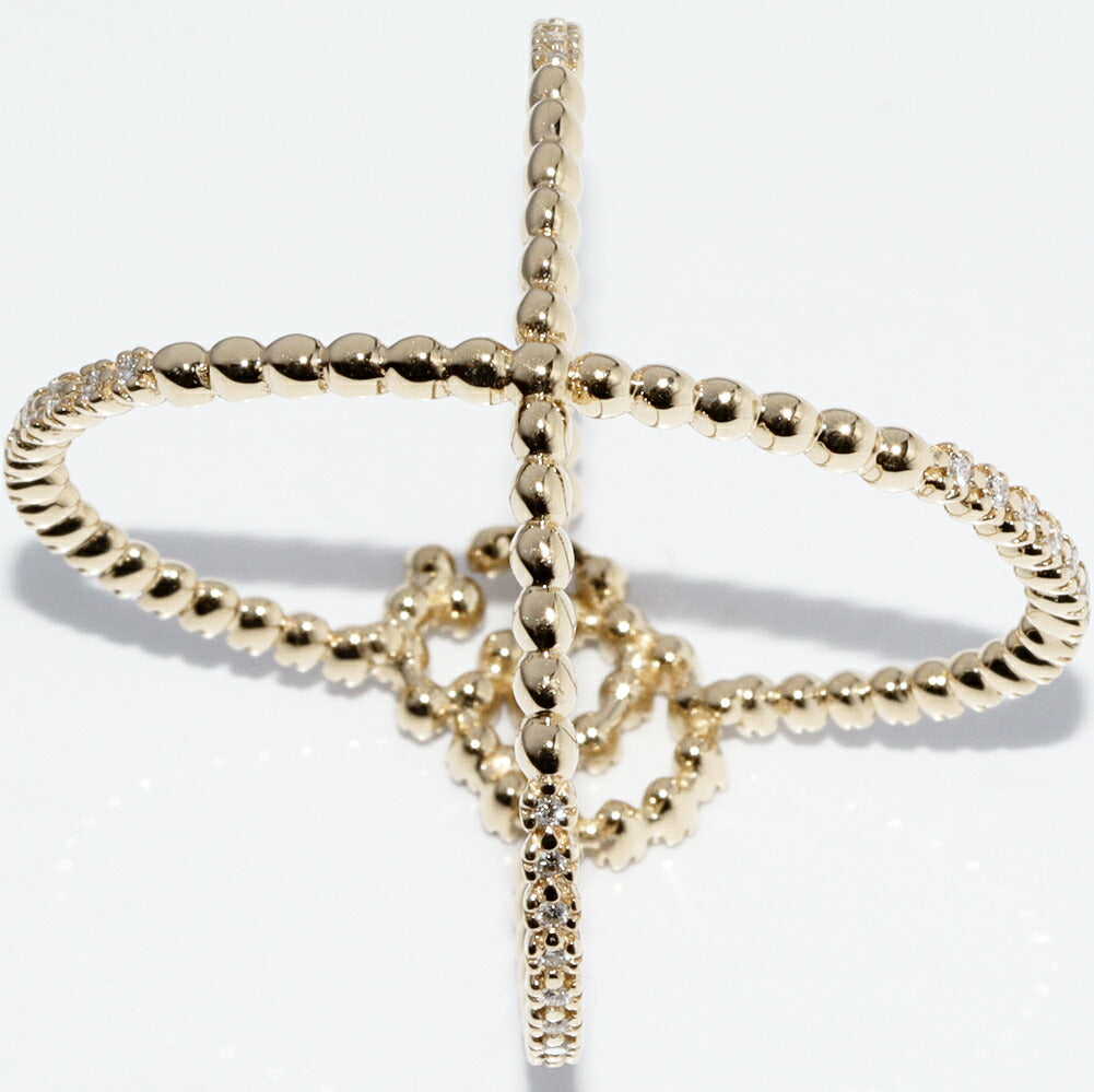 Luxury Gucci Trending 2025 K18YG Diamond Ring