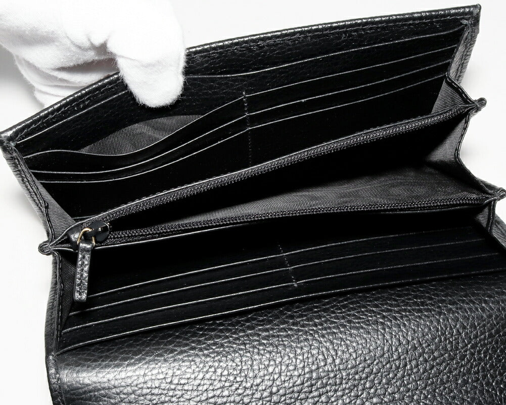 Luxury Gucci Trending 2025 GG Marmont Continental Wallet Black