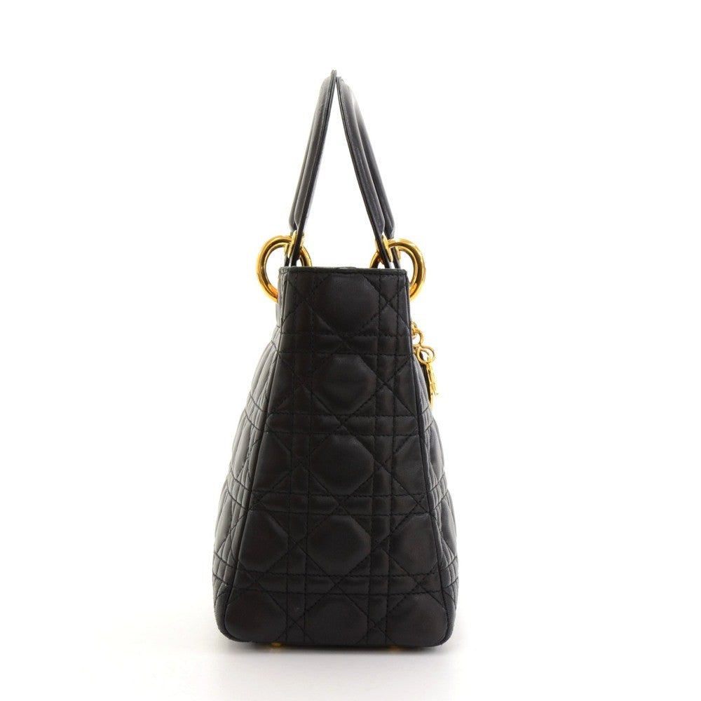 Lady Luxury DiorCannage Quilt Leather Medium Bag