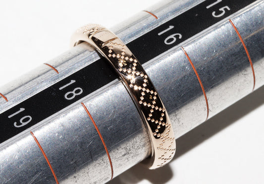 Luxury Gucci Trending 2025 K18PG Diamantissima Ring