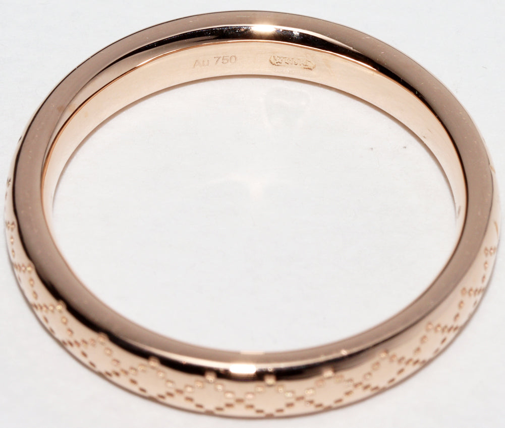Luxury Gucci Trending 2025 K18PG Diamantissima Ring