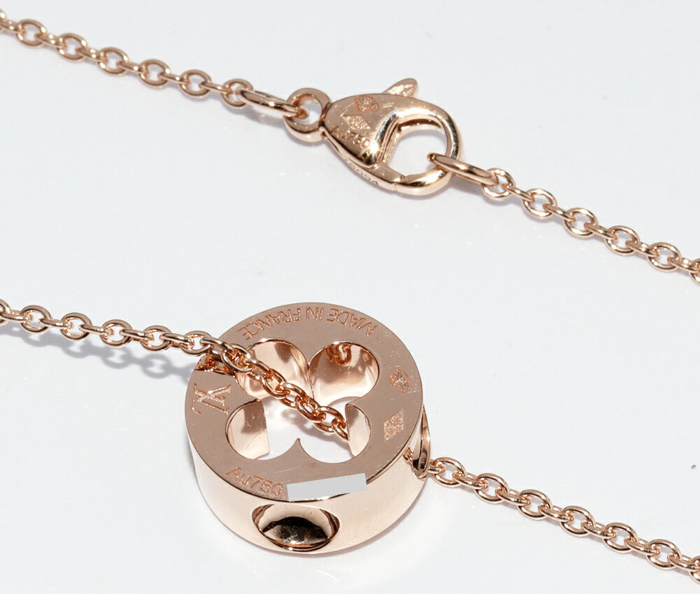 Louis Vuitton Pendant Necklace K18PG Q93673