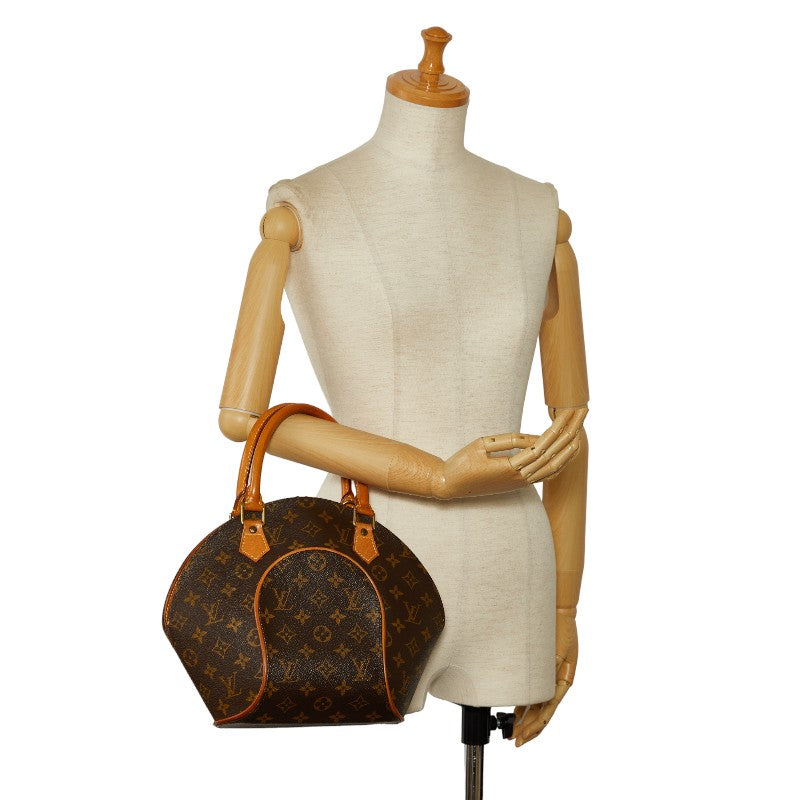 Louis Vuitton Monogram Ellipse PM Handbag M51127 Brown PVC Leather Louis Vuitton