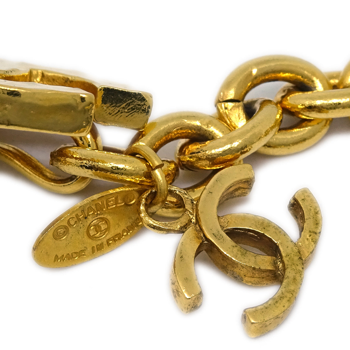Chanel CC Gold Chain Belt 684 Small New