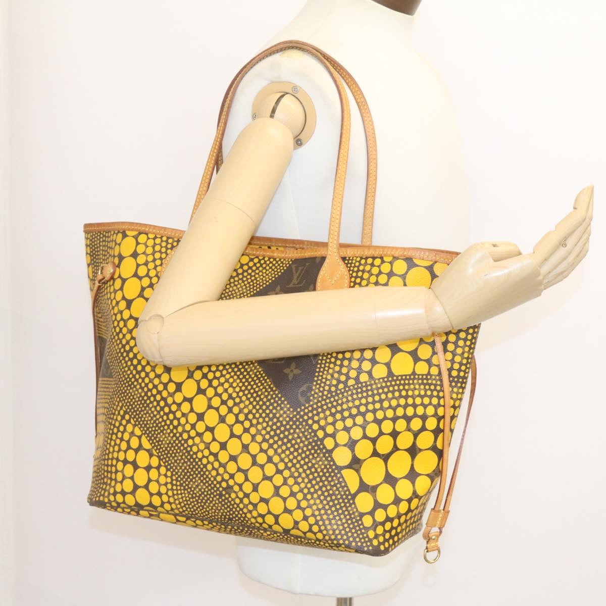 LOUIS VUITTON Monogram Dot Infinity Neverfull MM Tote Bag M40685 LV 25035S