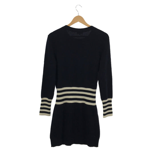 Chanel s One Earrings Clothing Tops Cashmere Navy P55370K07271