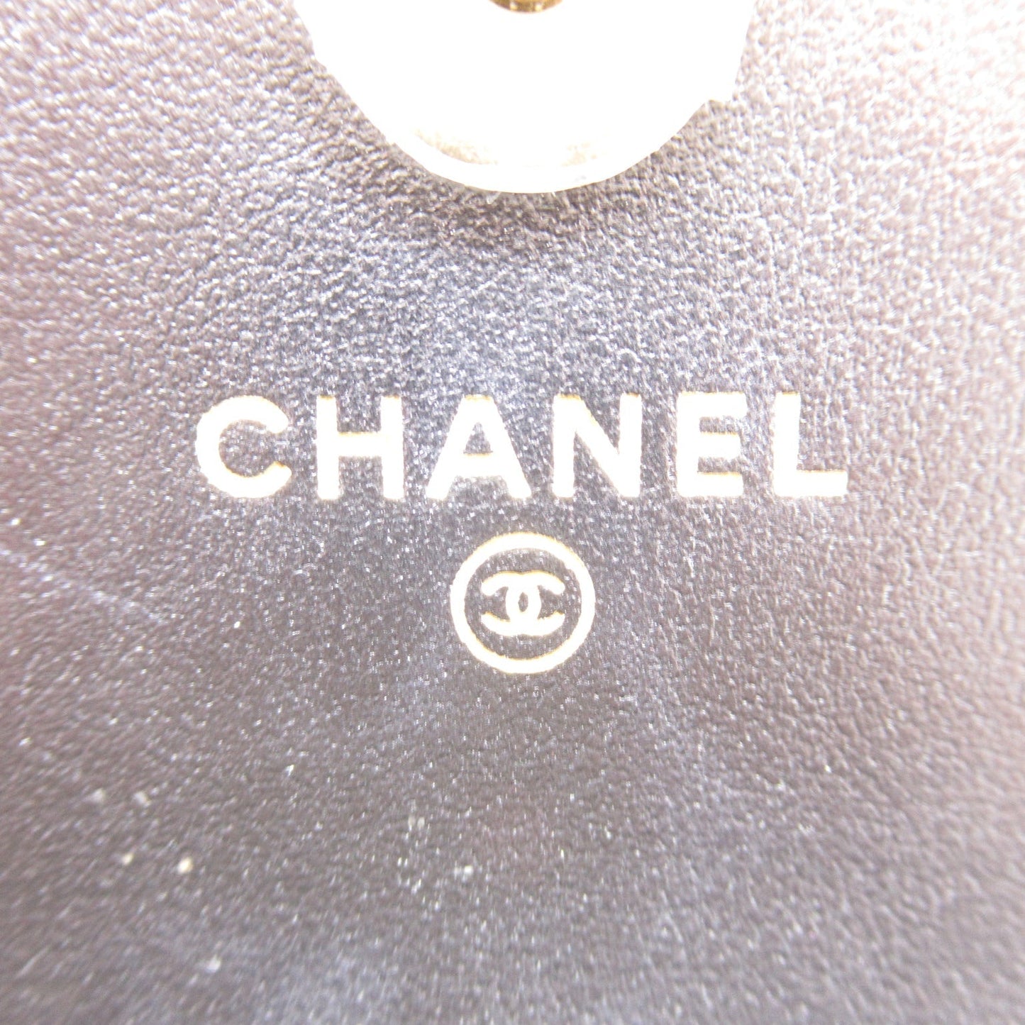 CHANEL Pearl Wallet Shoulder Bag S Black Rams