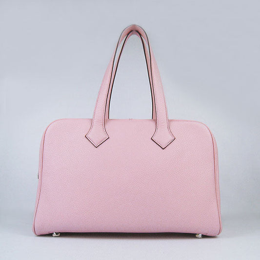 Luxury Hermes Togo leather handbag H2802 pink