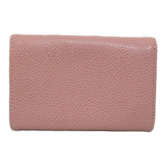 CHANEL CHANEL 6 Keycase Keycase Accessories Caviar S (Green ) Pink Series