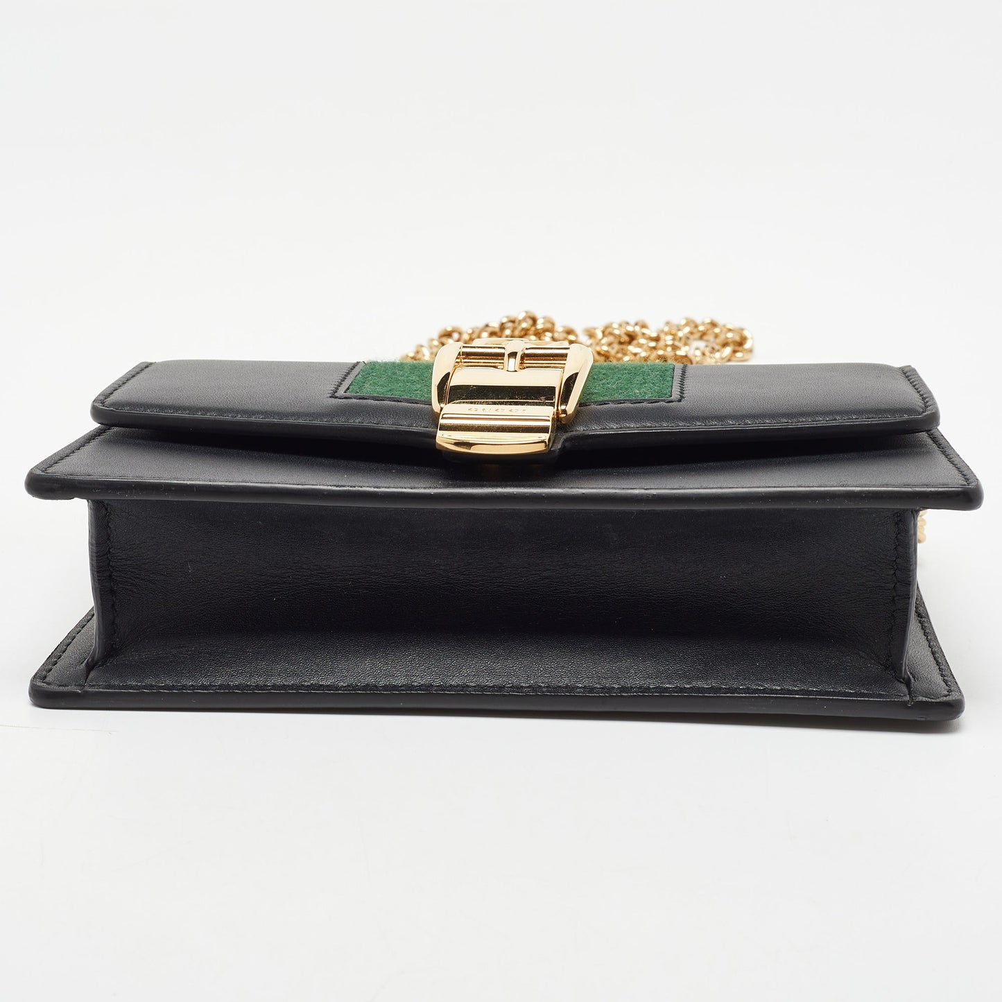 Luxury Gucci Trending 2025 Leather Super Mini Sylvie Wallet On Chain