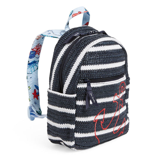 Factory Style Straw Mini Backpack
