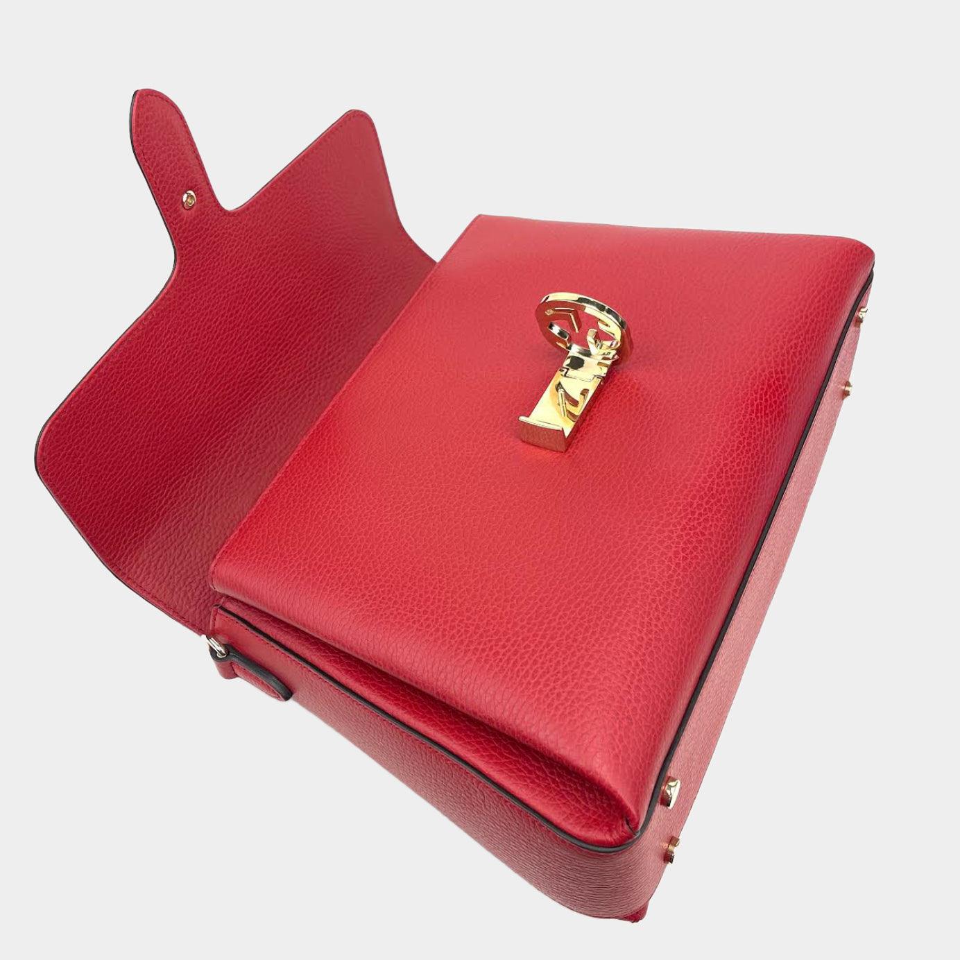 Luxury Gucci Interlocking G Shoulder Bag - Red
