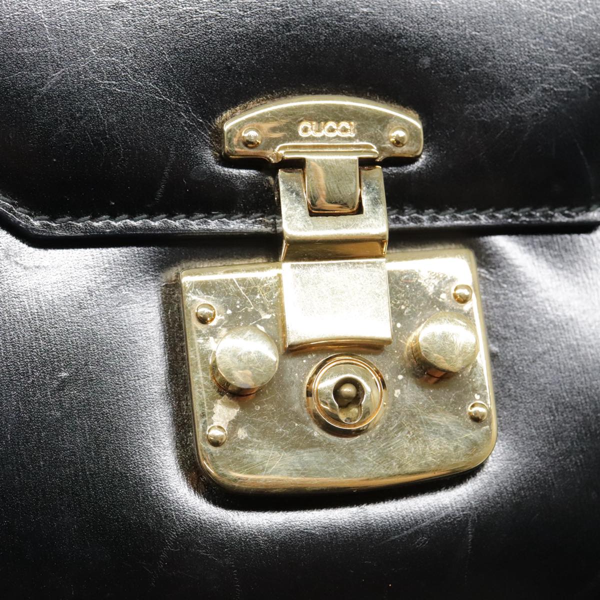 Gucci Lady Lock Leather Handbag ()