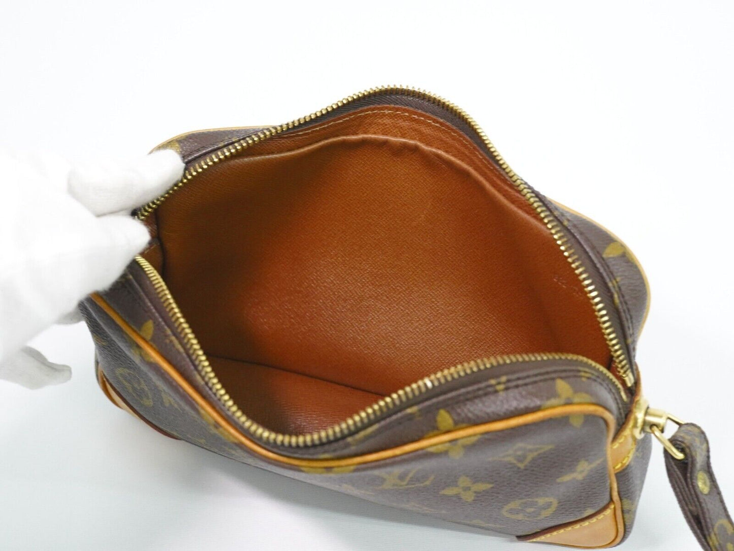 Louis Vuitton Marly Dragonne Canvas Clutch Bag ()