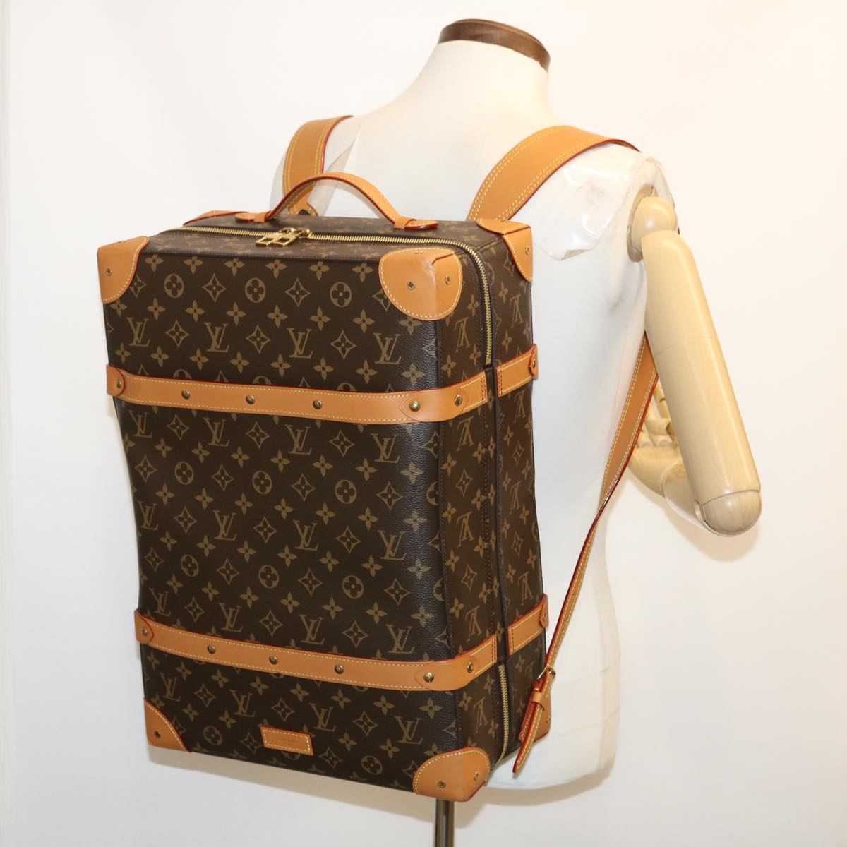 LOUIS VUITTON Monogram Soft Trunk Backpack MM Trunk M44749 LV 29610S