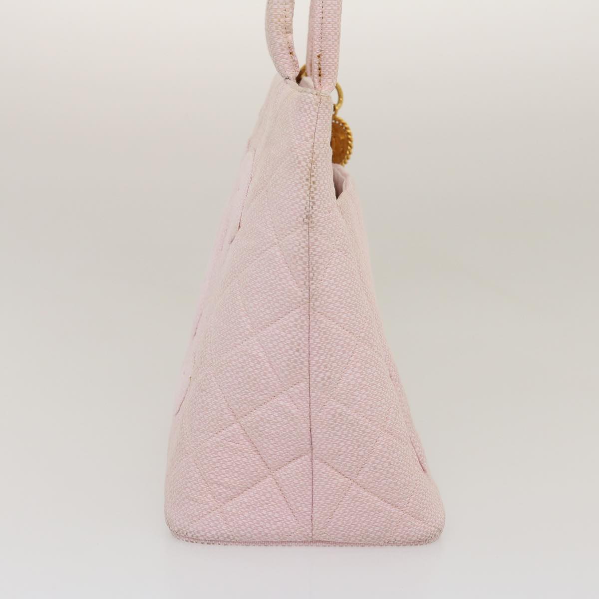 Luxury Chanel COCO Mark Tote Bag cotton Pink CC 29713A