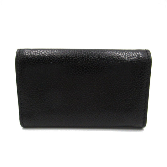 CHANEL 6 Keycase Accessories Cabia S Black 6 Series Keycase