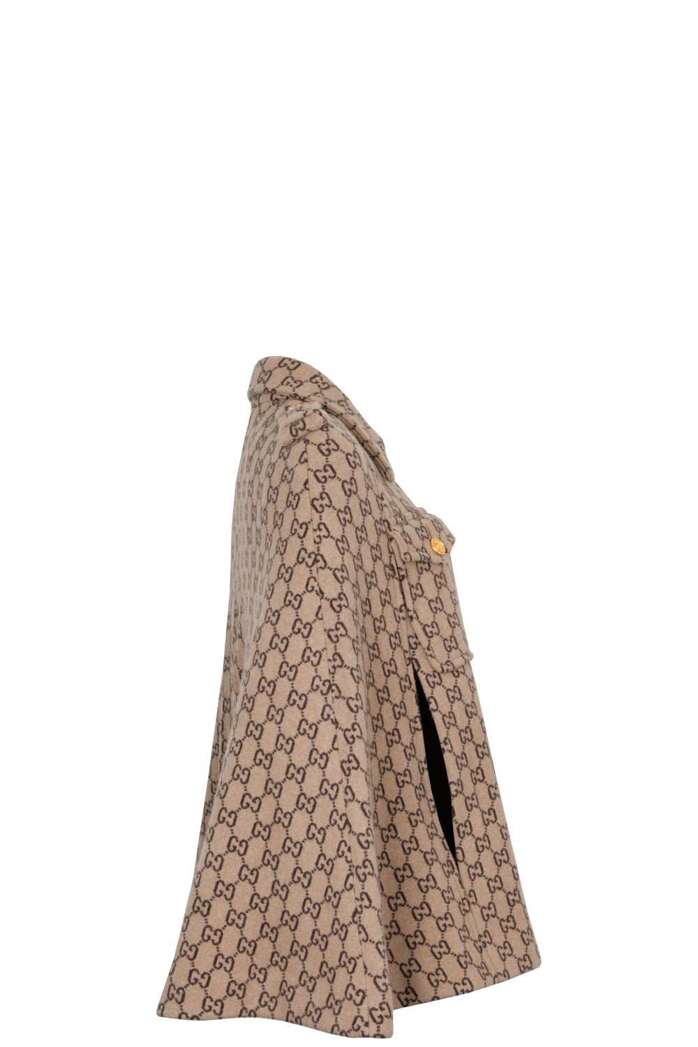 Luxury Gucci Trending 2025 GG Supreme Cape Wool Beige