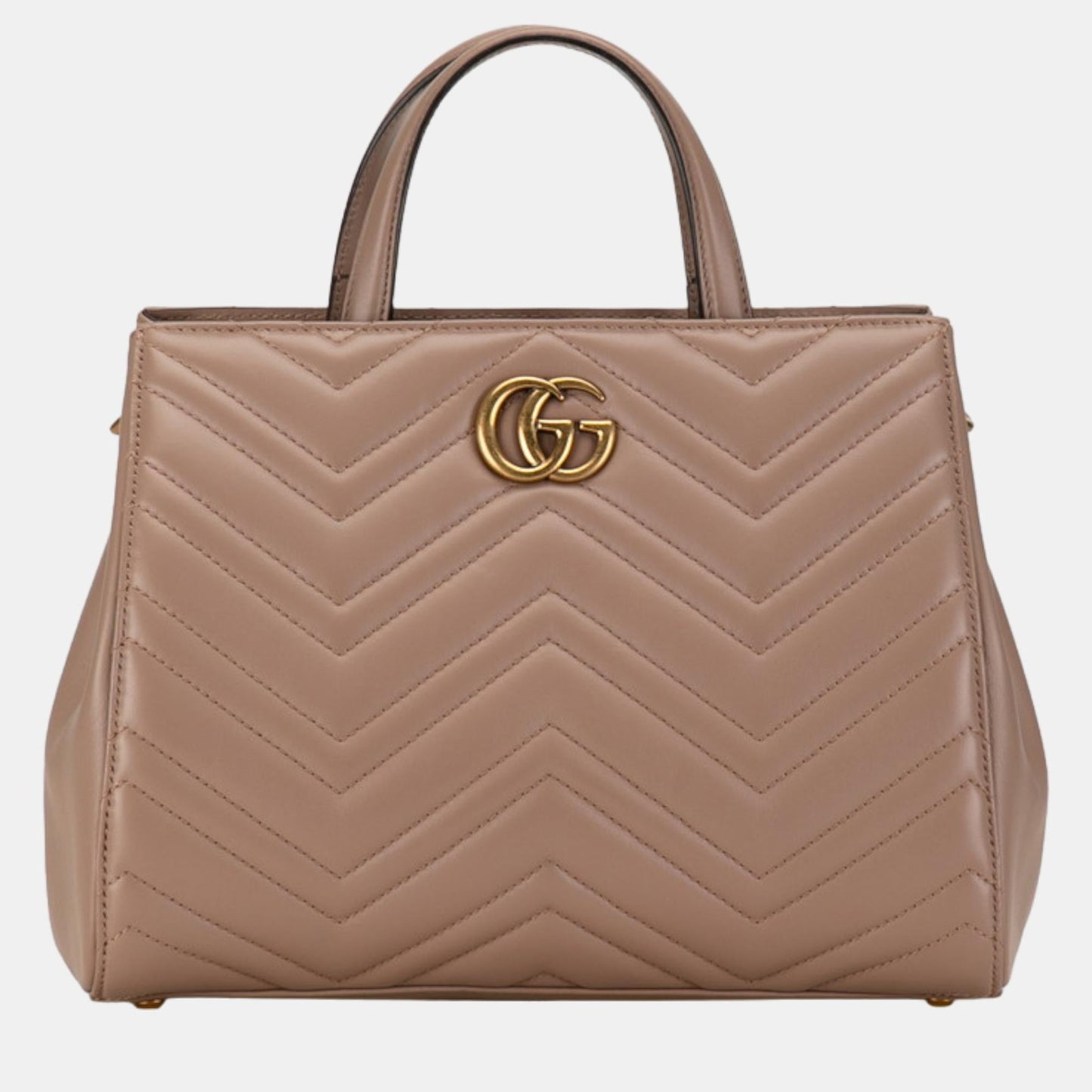 Luxury Gucci Trending 2025 Pink Leather GG Marmont Matelasse Handbag