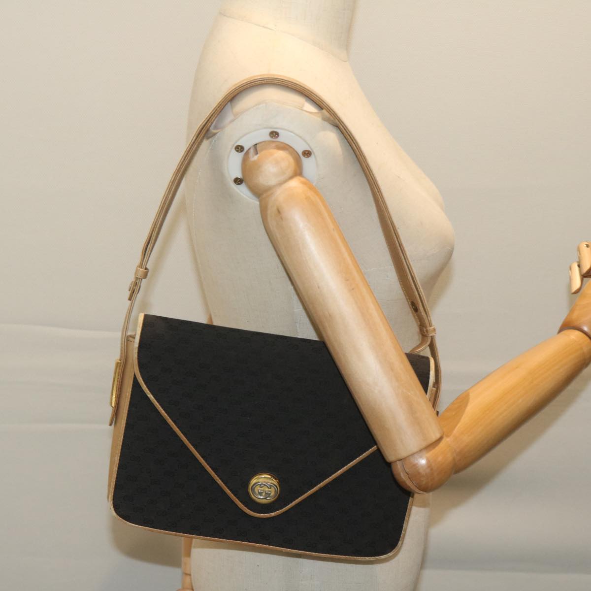 Gucci Canvas Shoulder Bag