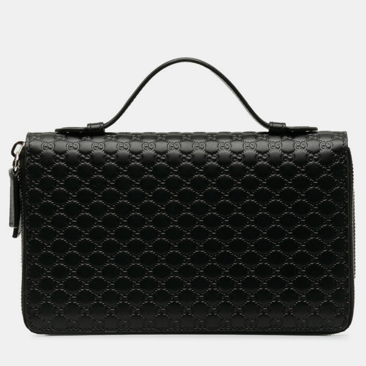 Luxury Gucci Trending 2025 Navy Blue MicroLuxury Gucci Trending 2025ssima Leather Double Zip Organizer Clutch