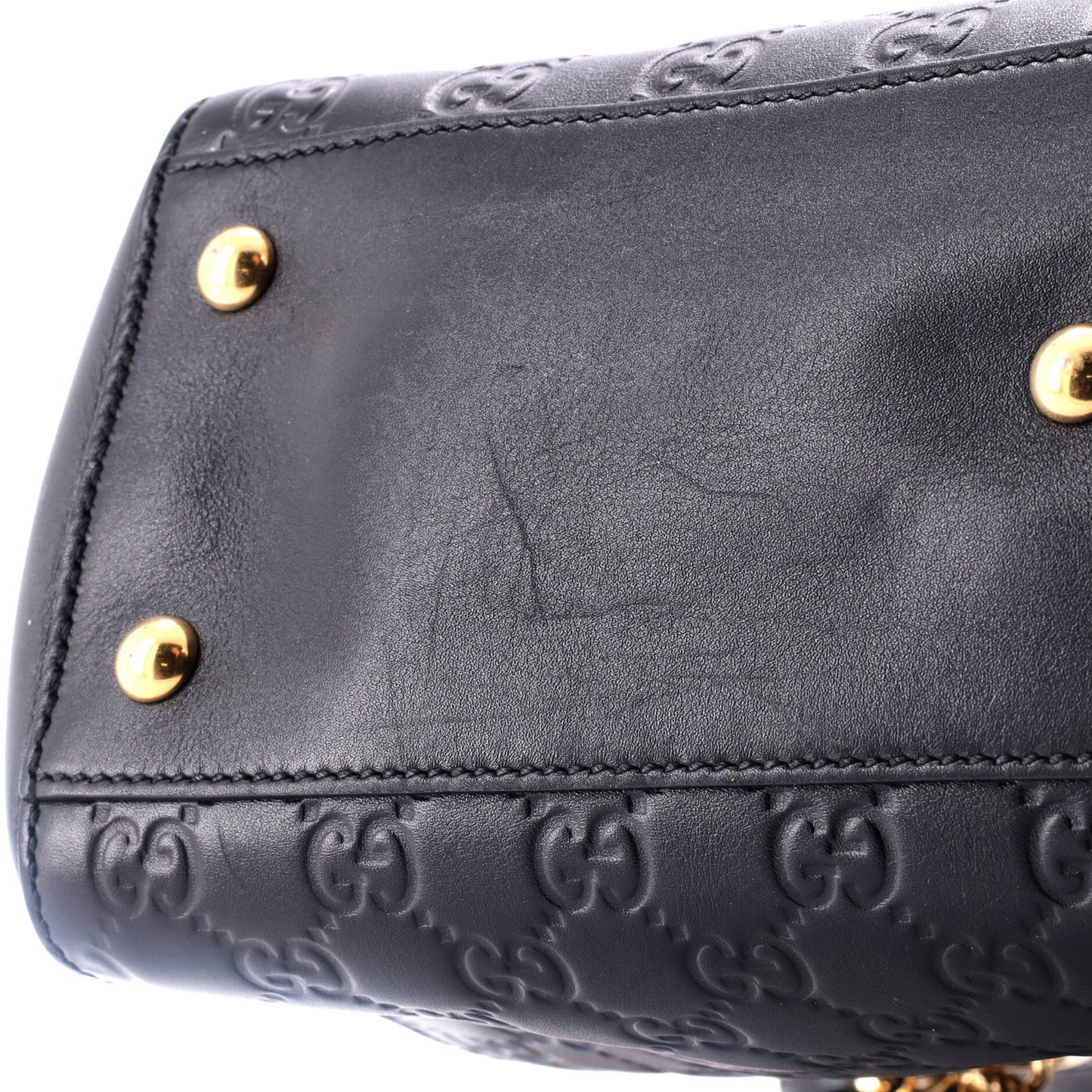 Soft Signature Shoulder Bag Guccissima Leather Medium