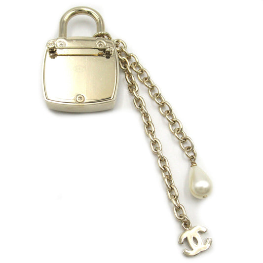 CHANEL Brooch Brochure Accessories Metal/ Pearl G BRANDOFF
