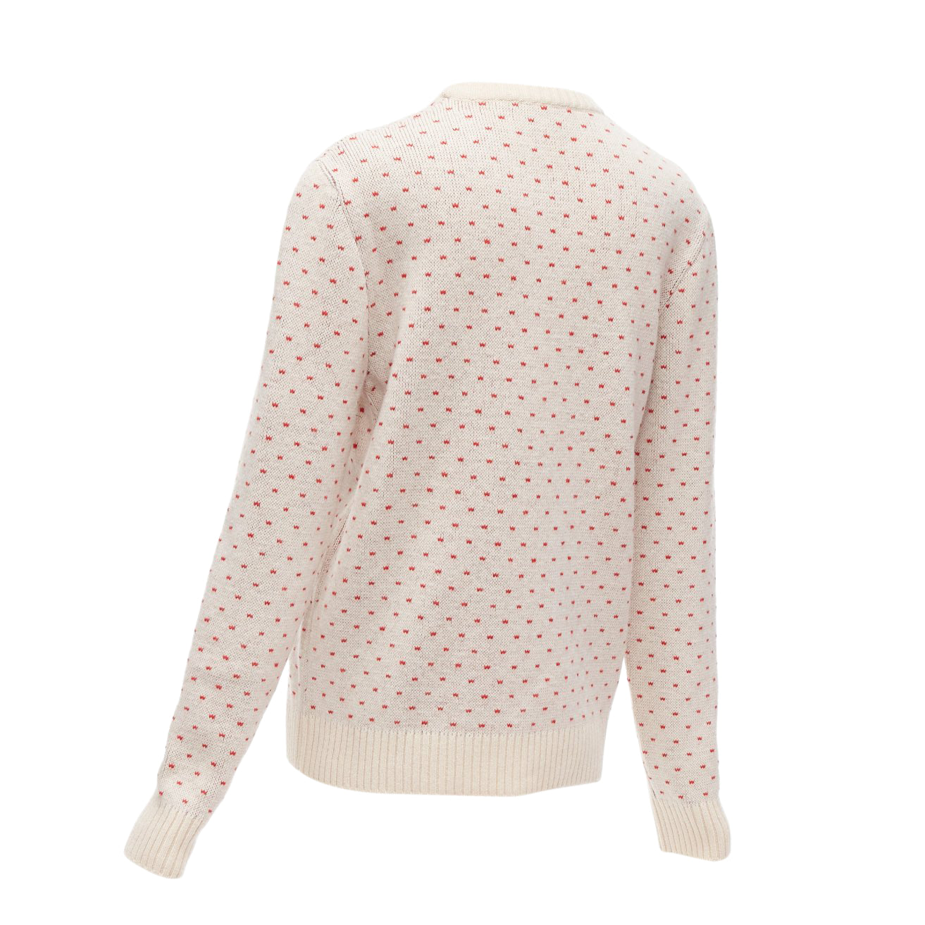Gucci wool fairisle Crest logo intarsia sweater top